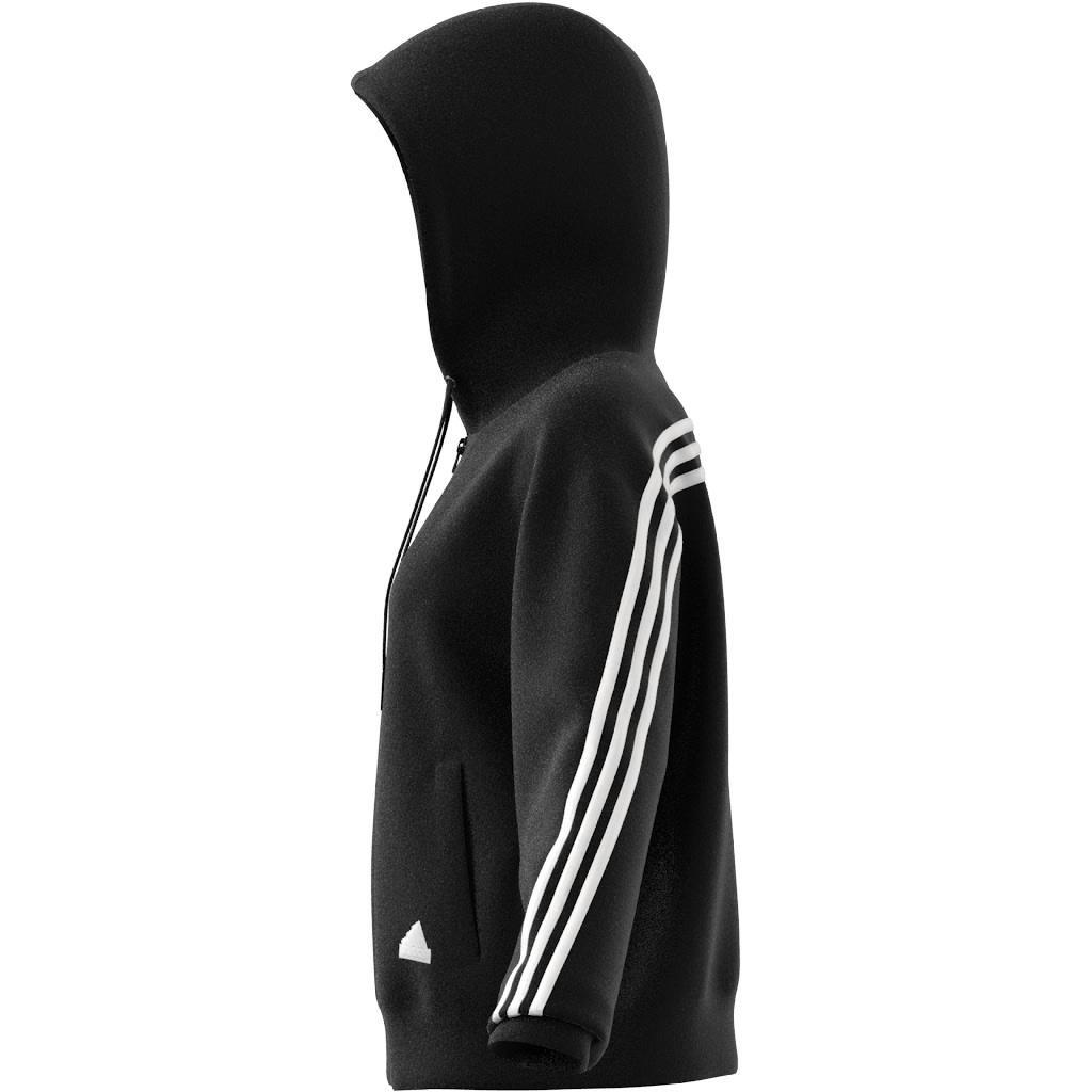 Future Icons 3-Stripes Full-Zip Hoodie, Black, , large image number 14