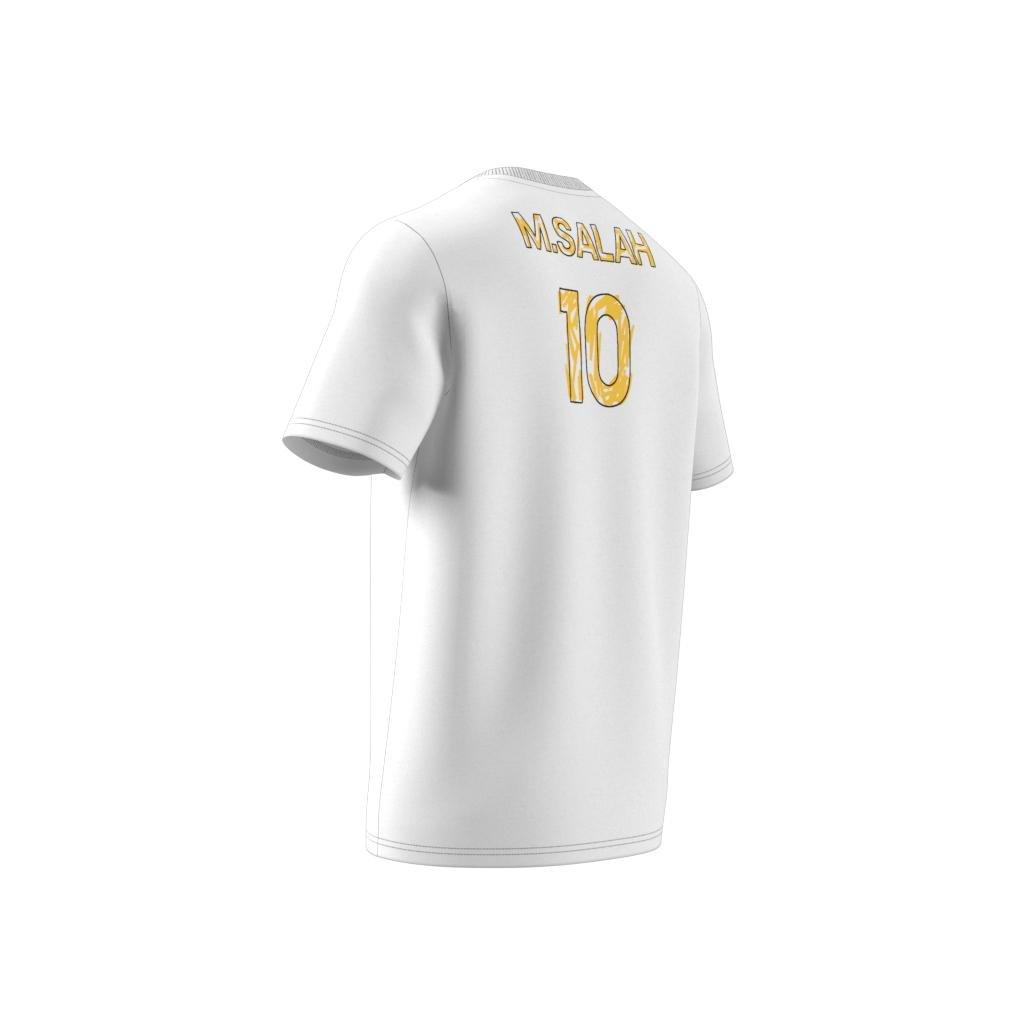 Salah Football Icon Graphic T-Shirt, White, , large image number 9