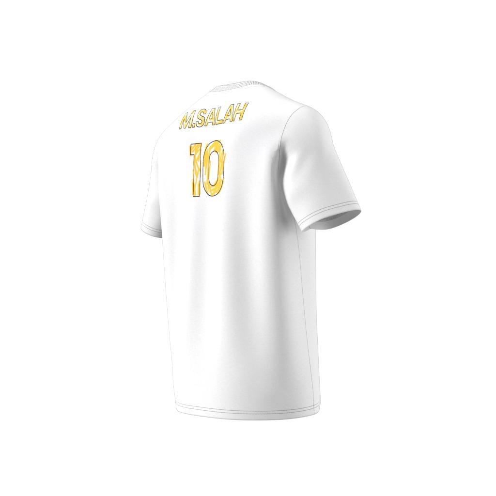 Salah Football Icon Graphic T-Shirt, White, , large image number 10