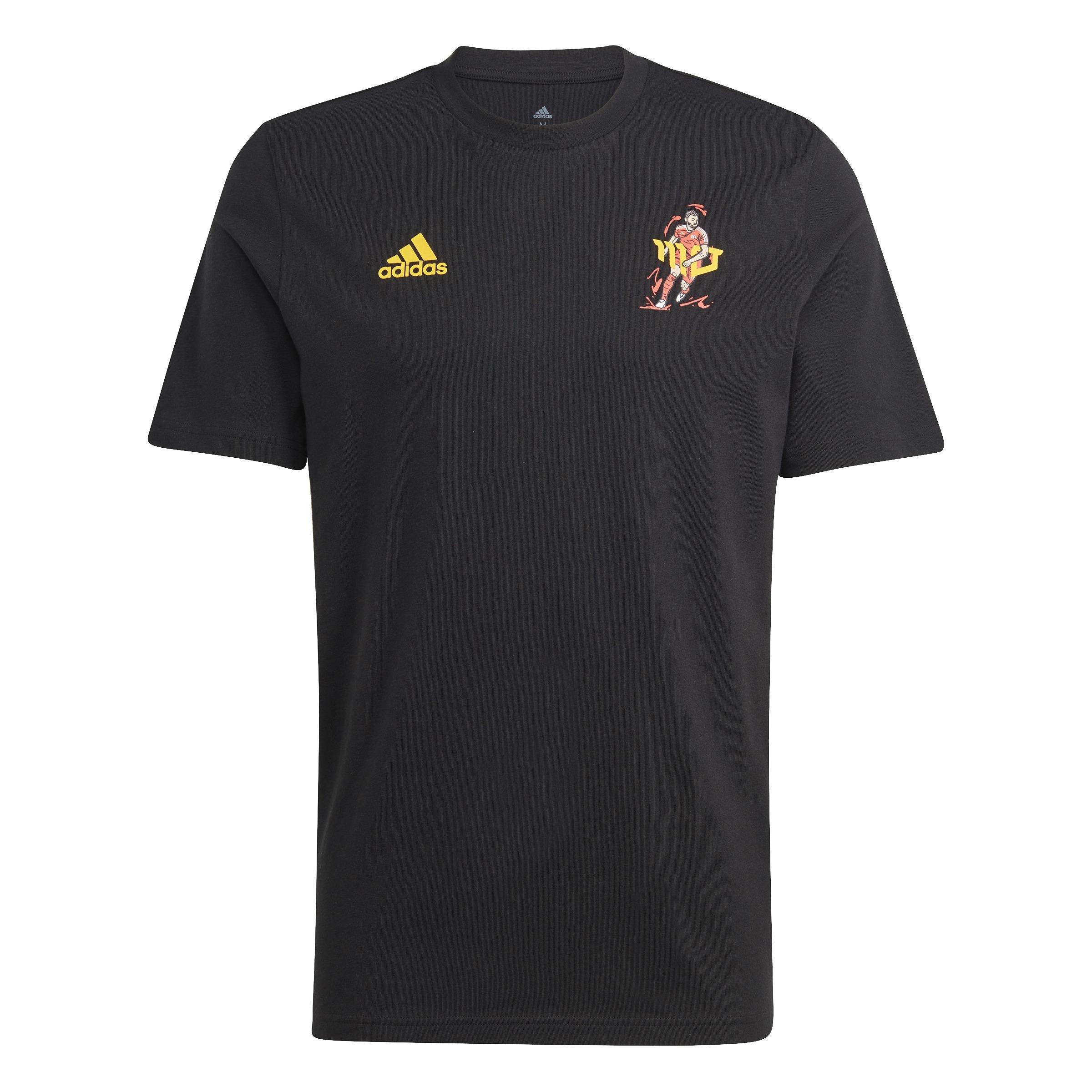 Salah Football Icon Graphic T-Shirt, Black, A901_ONE, large image number 0