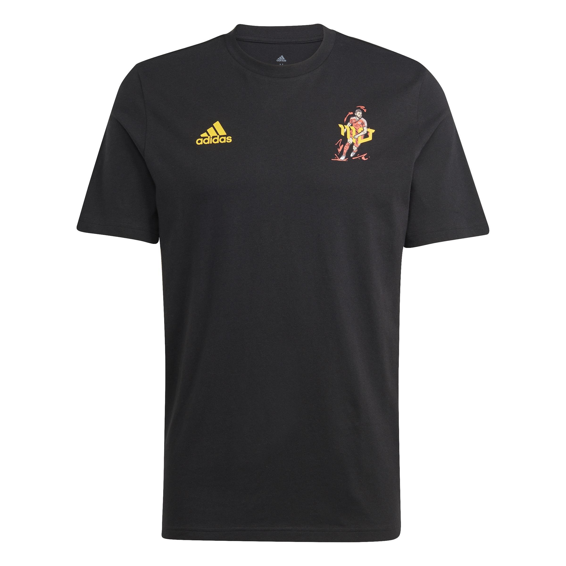 Salah Football Icon Graphic T-Shirt, Black, A901_ONE, large image number 2