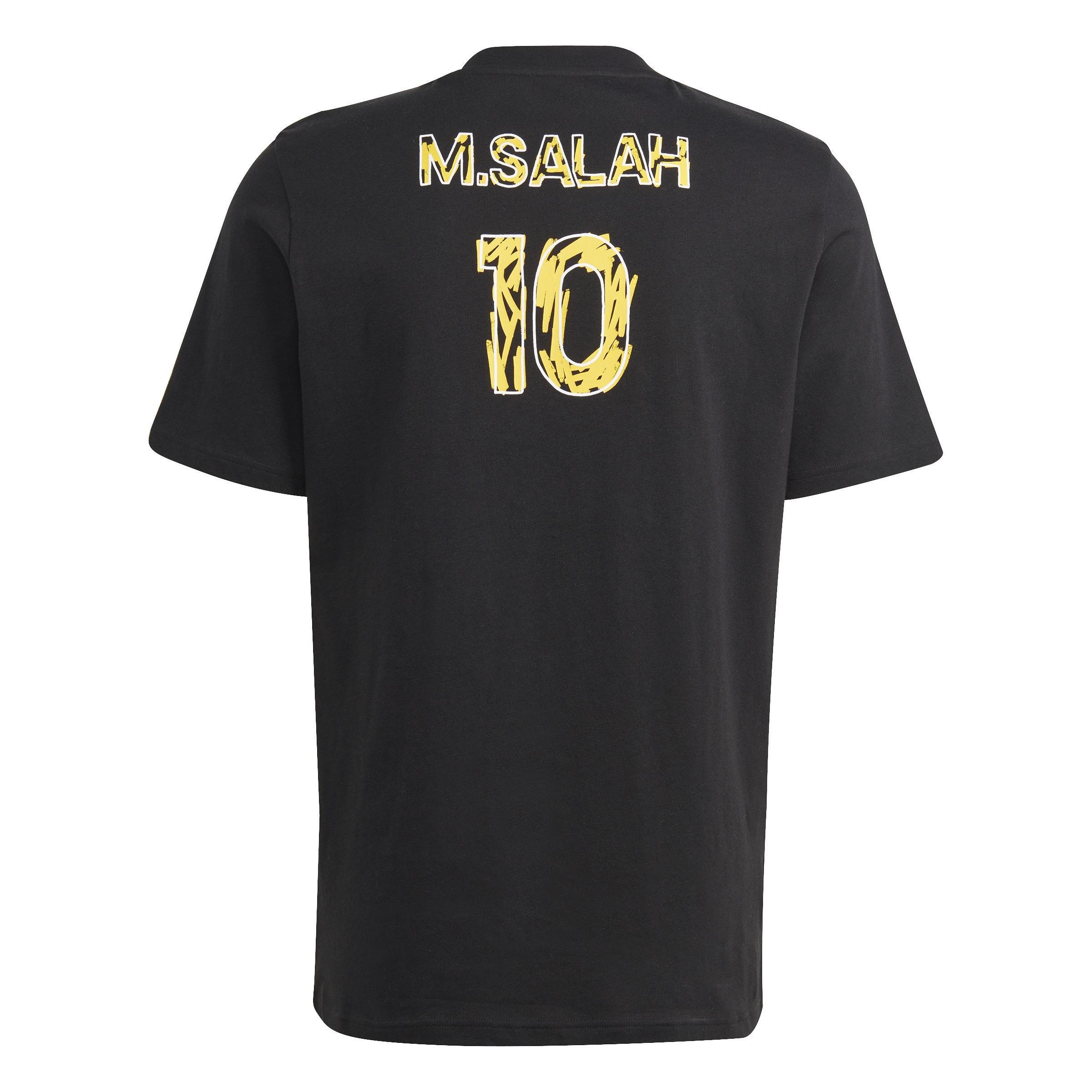 Salah Football Icon Graphic T-Shirt, Black, A901_ONE, large image number 4