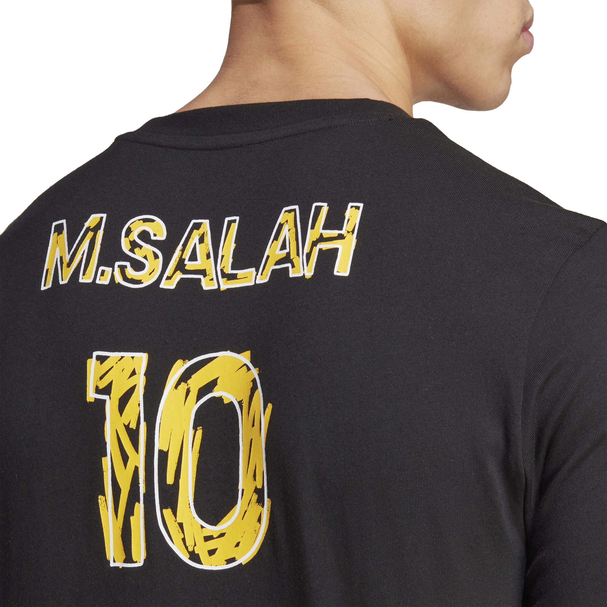 Salah Football Icon Graphic T-Shirt, Black, A901_ONE, large image number 5