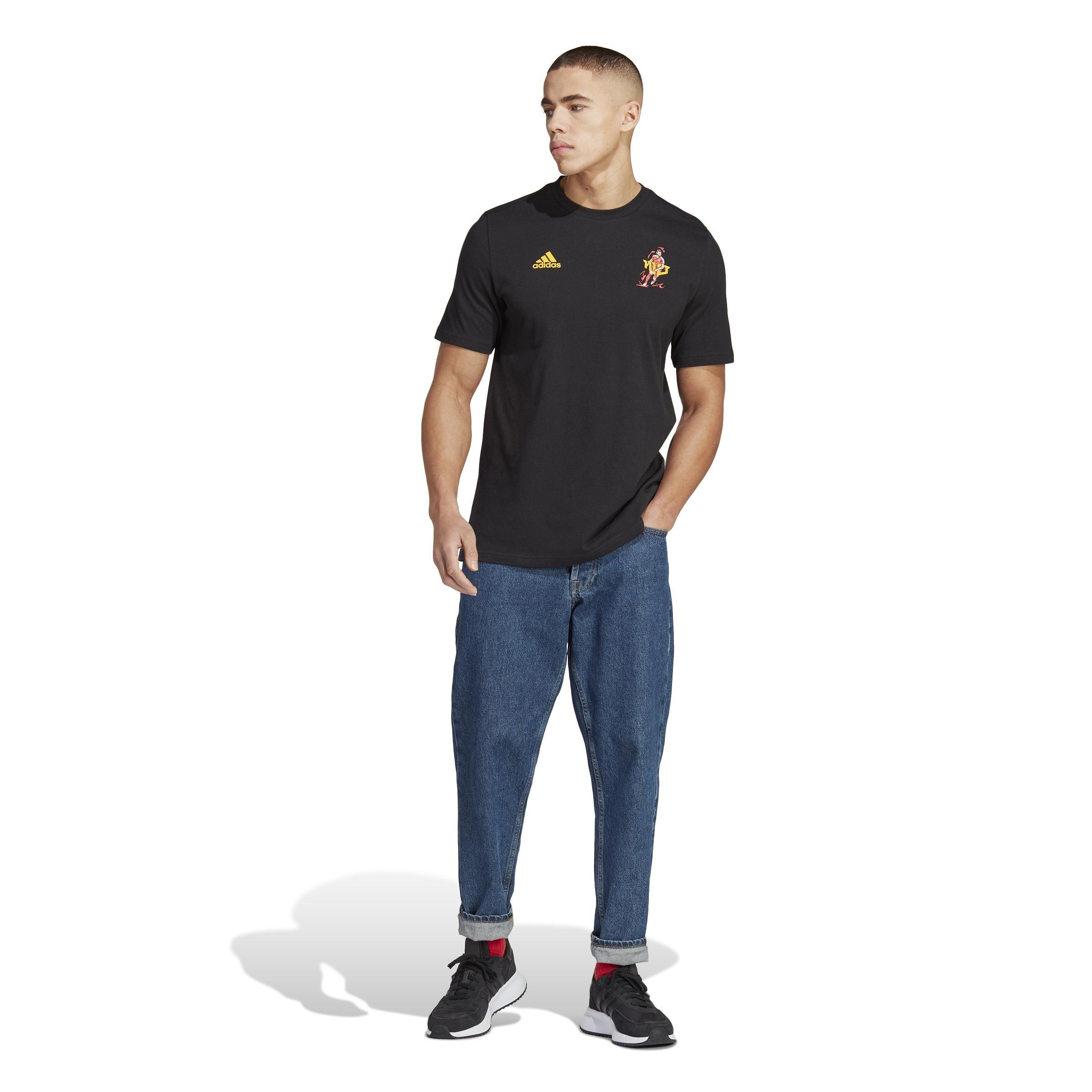 Salah Football Icon Graphic T-Shirt, Black, A901_ONE, large image number 10