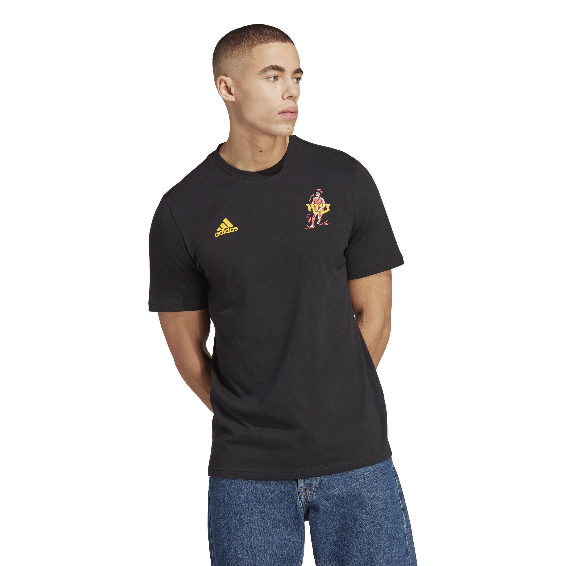 Salah Football Icon Graphic T-Shirt, Black, A901_ONE, large image number 13