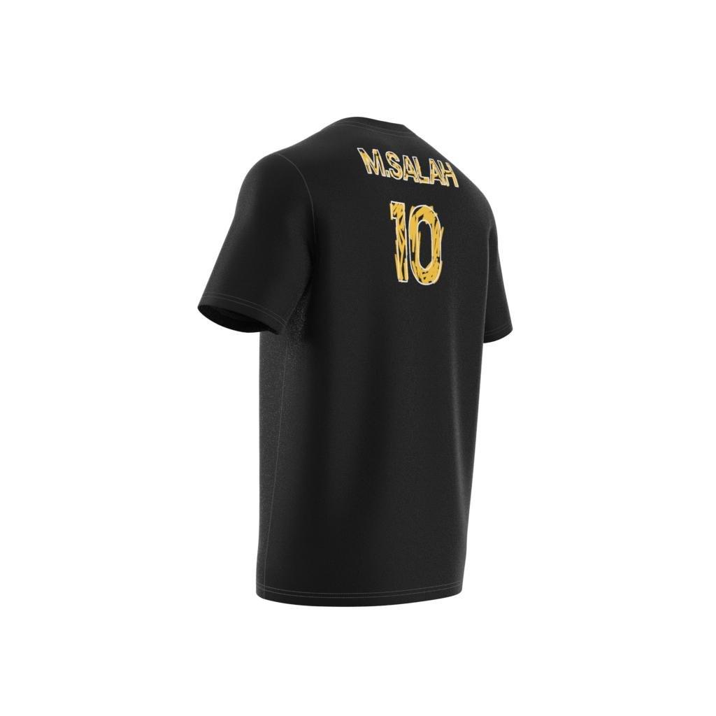 Salah Football Icon Graphic T-Shirt, Black, A901_ONE, large image number 14