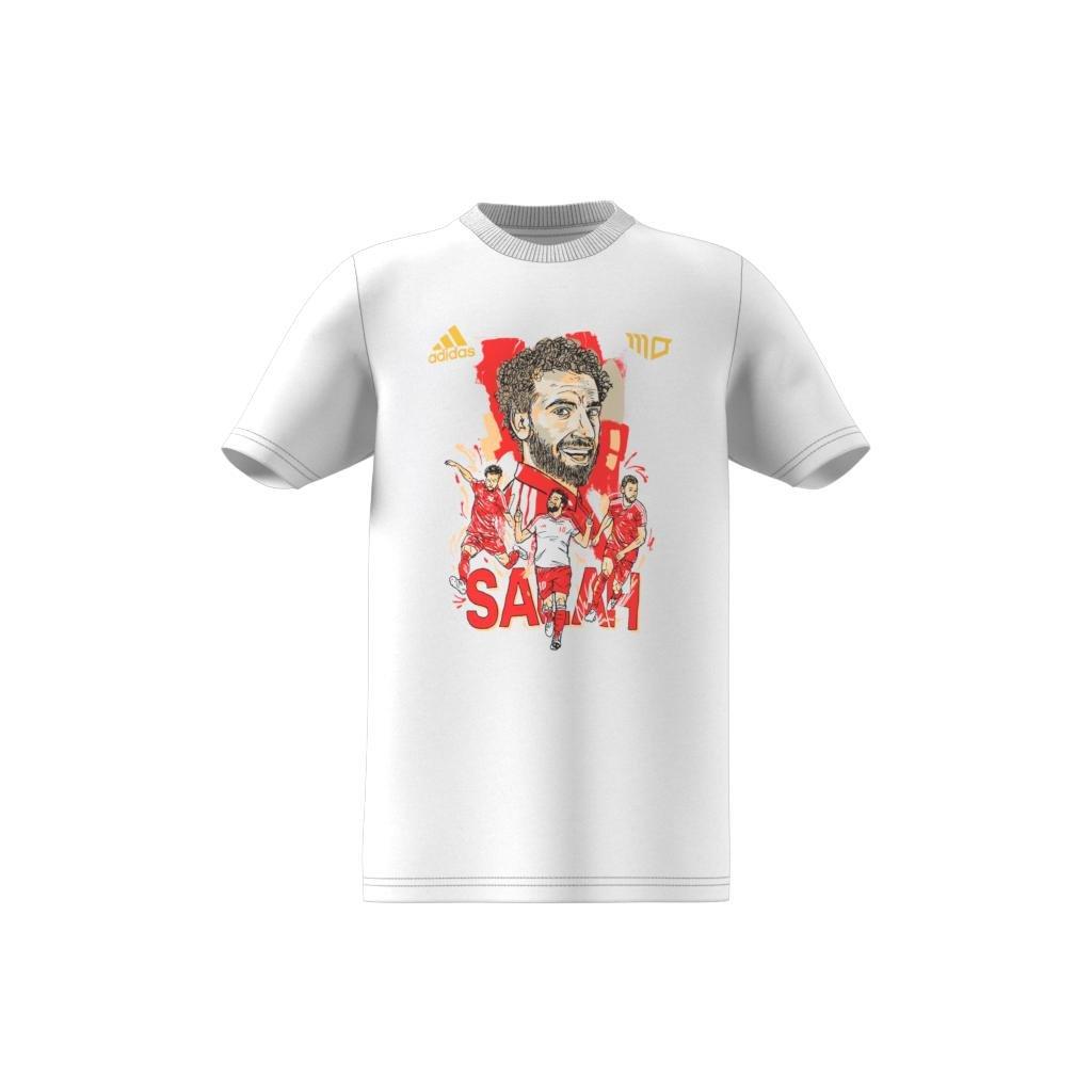 Kids Salah Football Graphic T-Shirt, White, , large image number 12