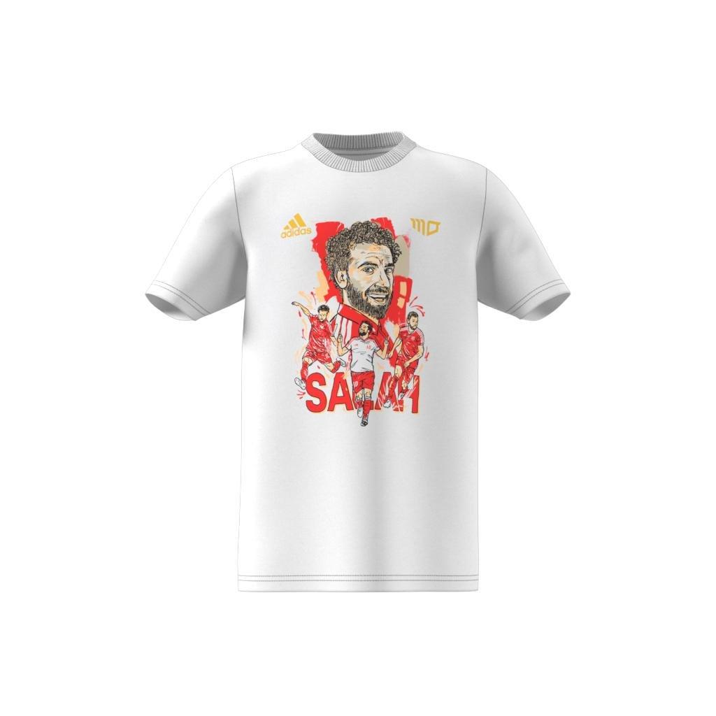 Salah Football Graphic T-Shirt, White, A901_ONE, large image number 12