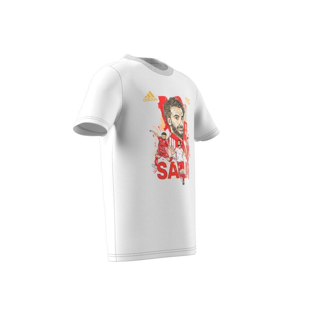 Salah Football Graphic T-Shirt, White, A901_ONE, large image number 13