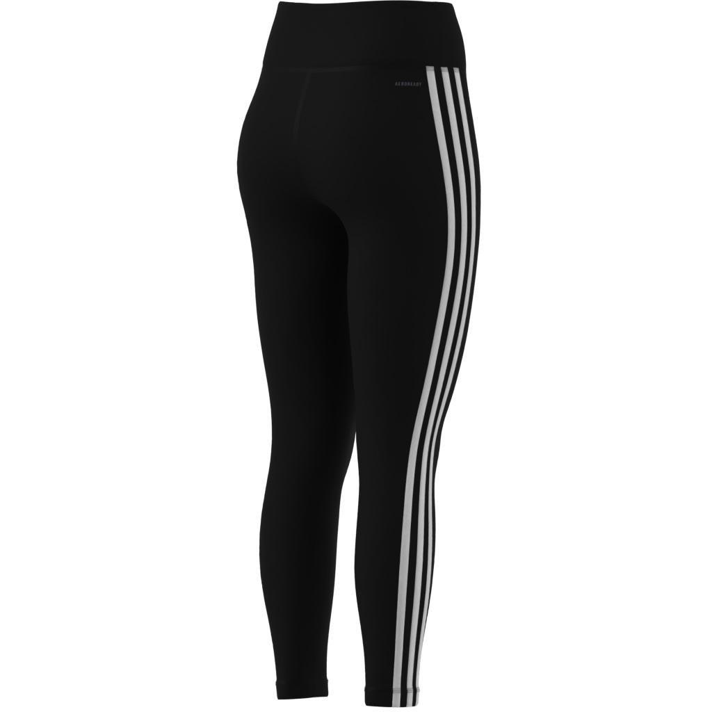 Train Essentials 3-Stripes 7/8 Leggings, Black, A901_ONE, large image number 6