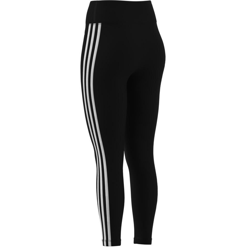 Train Essentials 3-Stripes 7/8 Leggings, Black, A901_ONE, large image number 7