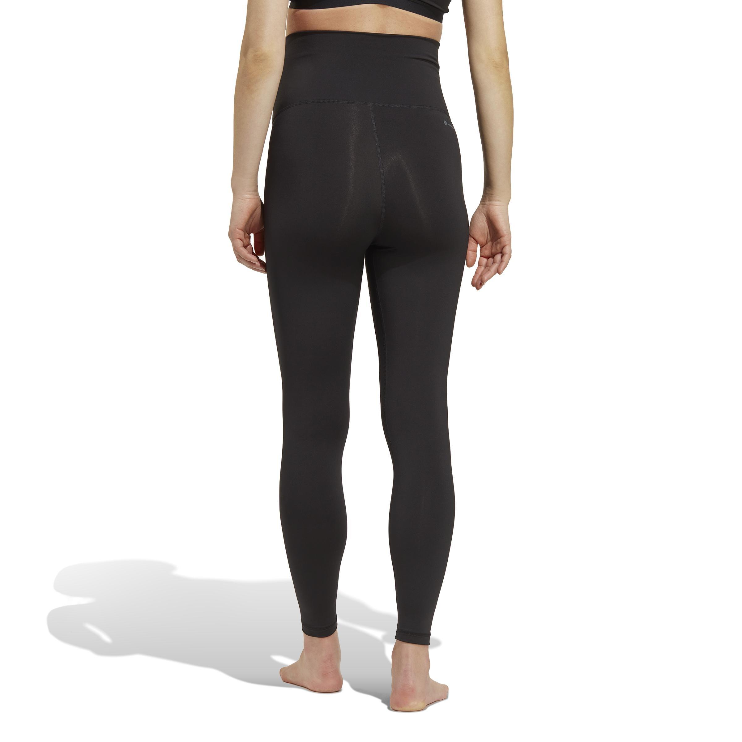 Yoga 7/8 Leggings (Maternity), Black, A901_ONE, large image number 1