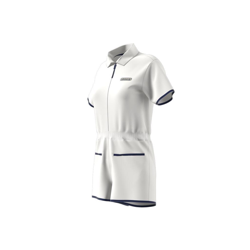Towel-Terry Short Romper, White, A901_ONE, large image number 6