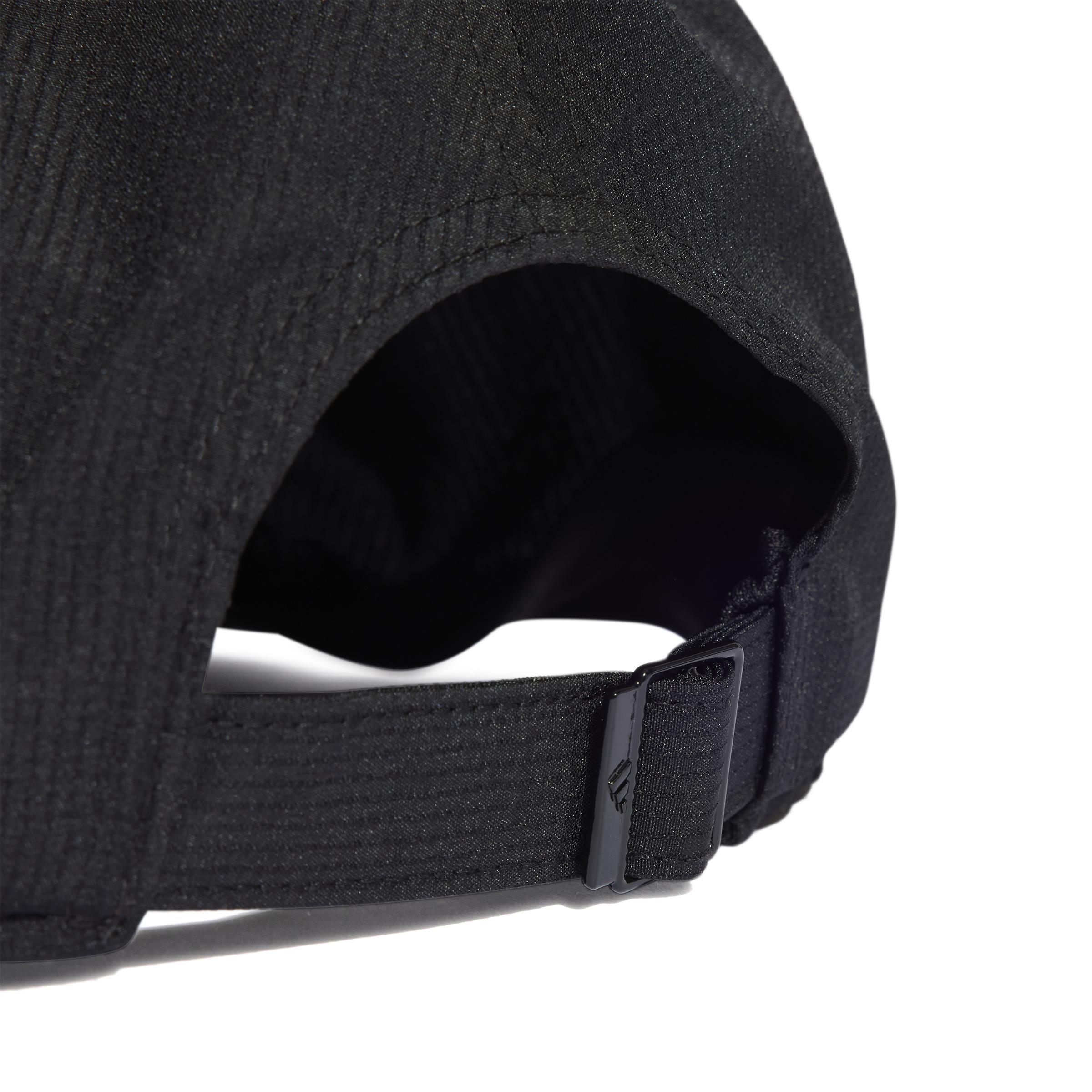 Unisex Essential Aeroready Cap, Black, A901_ONE, large image number 4