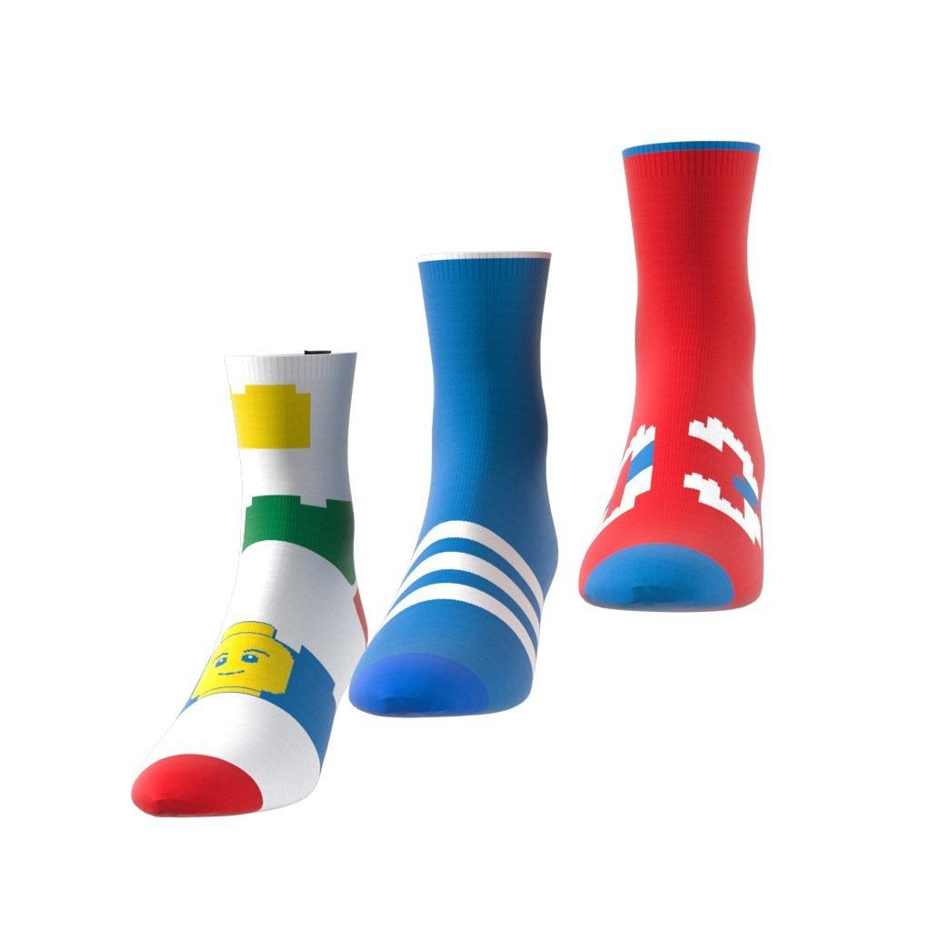 Unisex Kids Classic Lego Socks 3 Pairs, Multicolour, A901_ONE, large image number 1