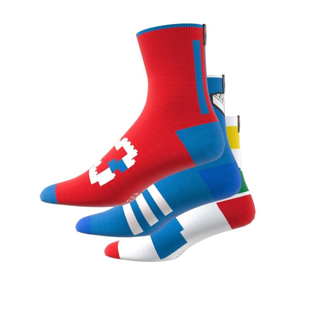 Unisex Kids Classic Lego Socks 3 Pairs, Multicolour, A901_ONE, large image number 5