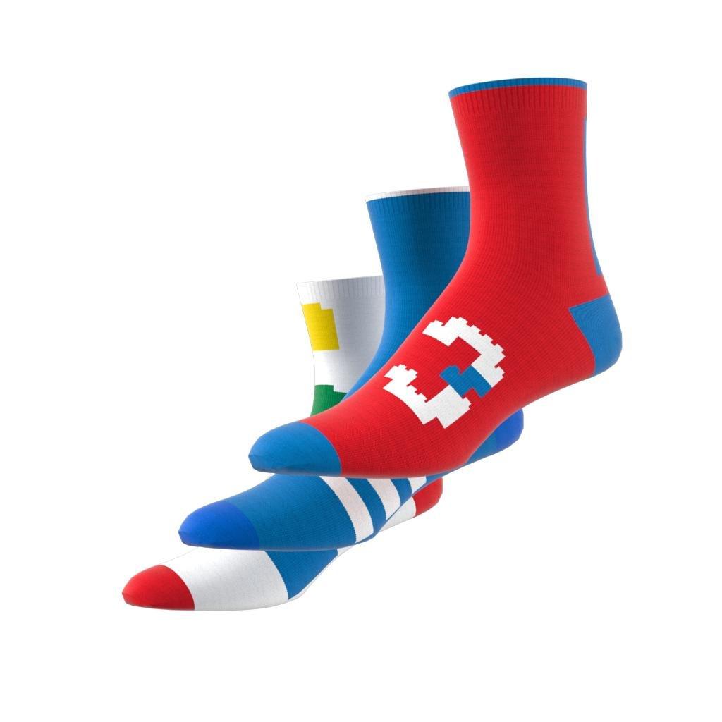 Unisex Kids Classic Lego Socks 3 Pairs, Multicolour, A901_ONE, large image number 8