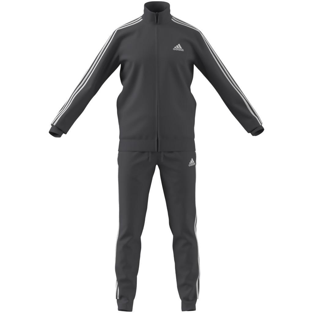 Primegreen Essentials Tricot 3-Stripes Tracksuit, Grey, A901_ONE, large image number 6