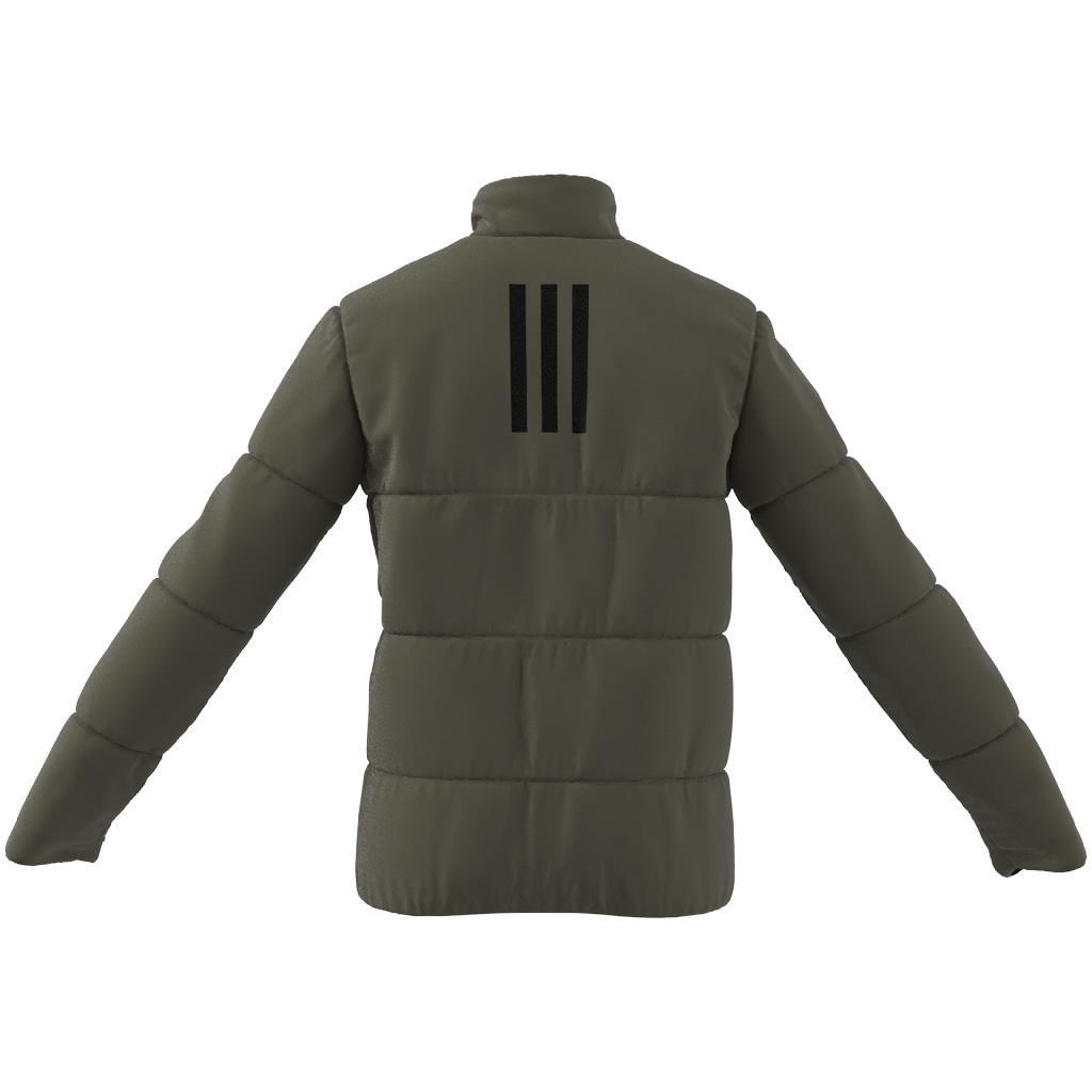 BSC 3-Stripes Insulated Jacket, Green, A901_ONE, medium