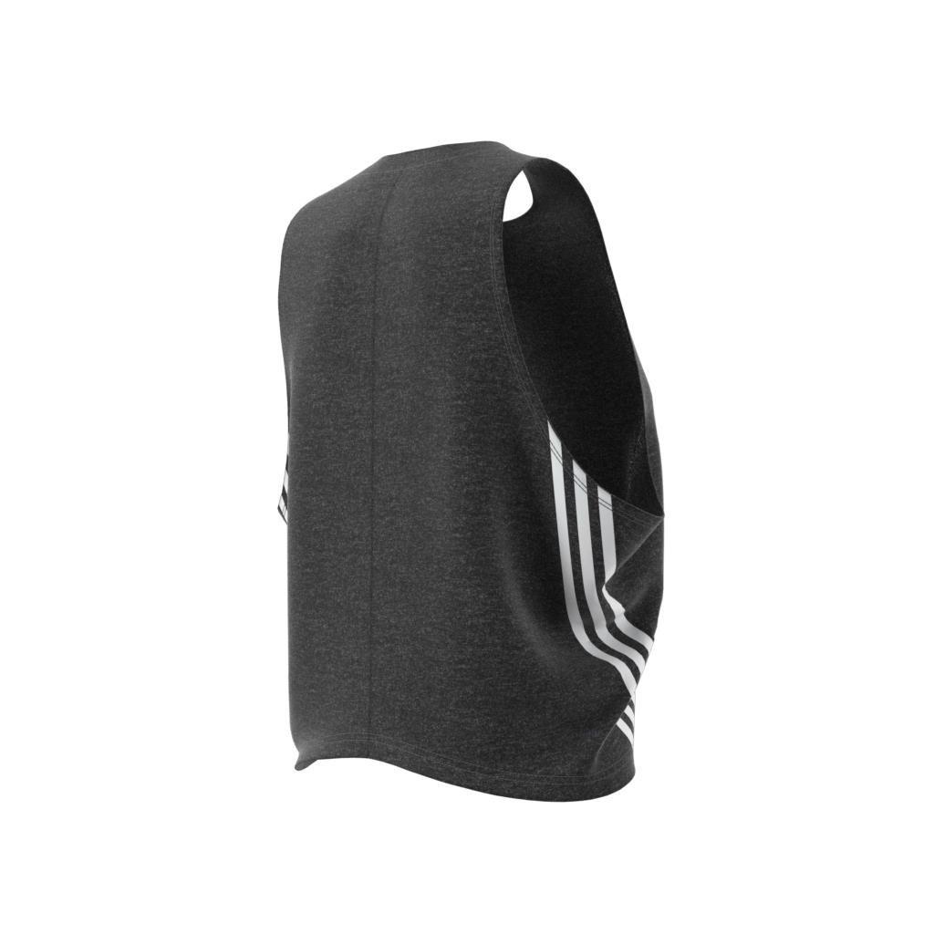 Train Icons 3-Stripes Crop Tank Top, Black, A901_ONE, large image number 11