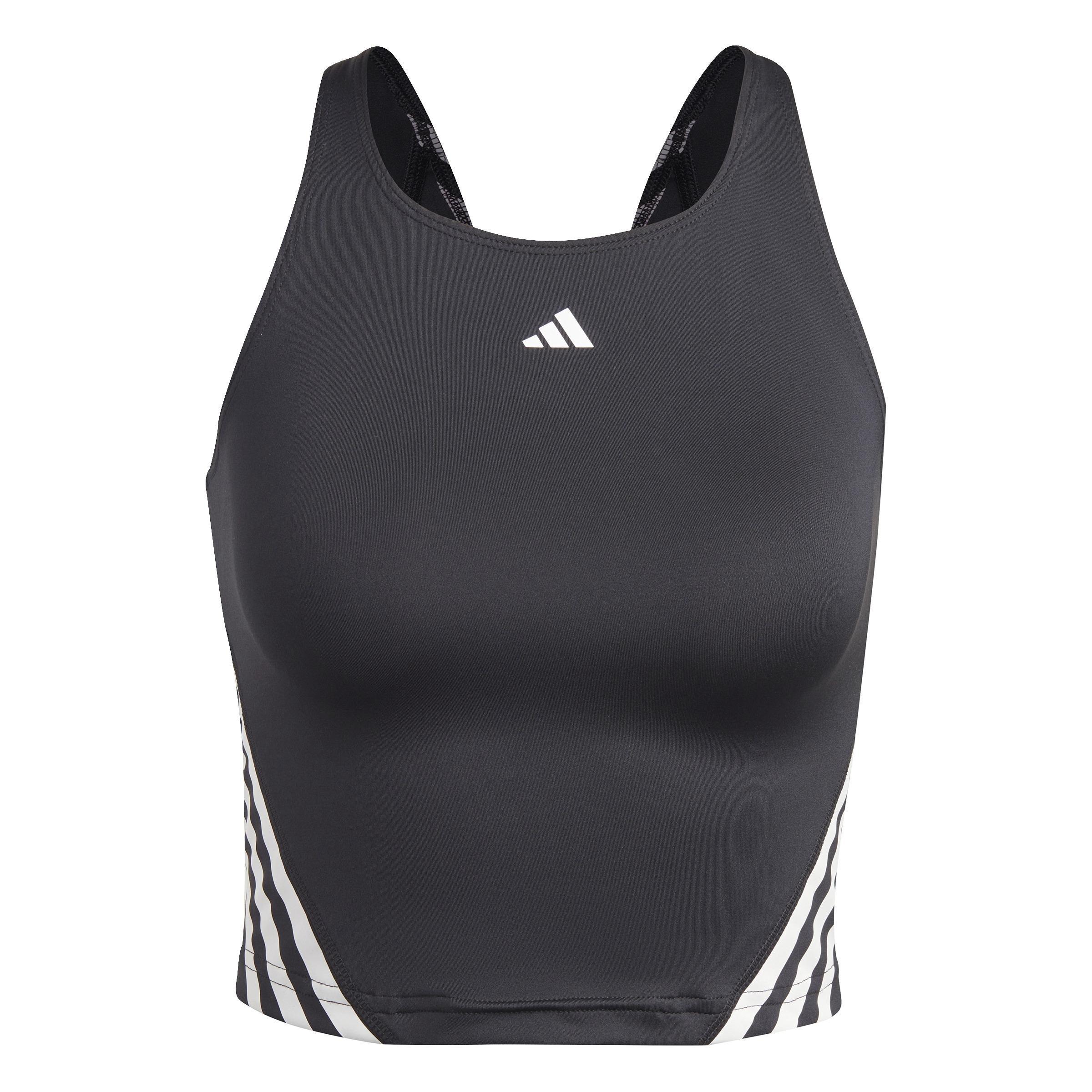 Train Icons 3-Stripes Tank Top, Black, A901_ONE, large image number 0