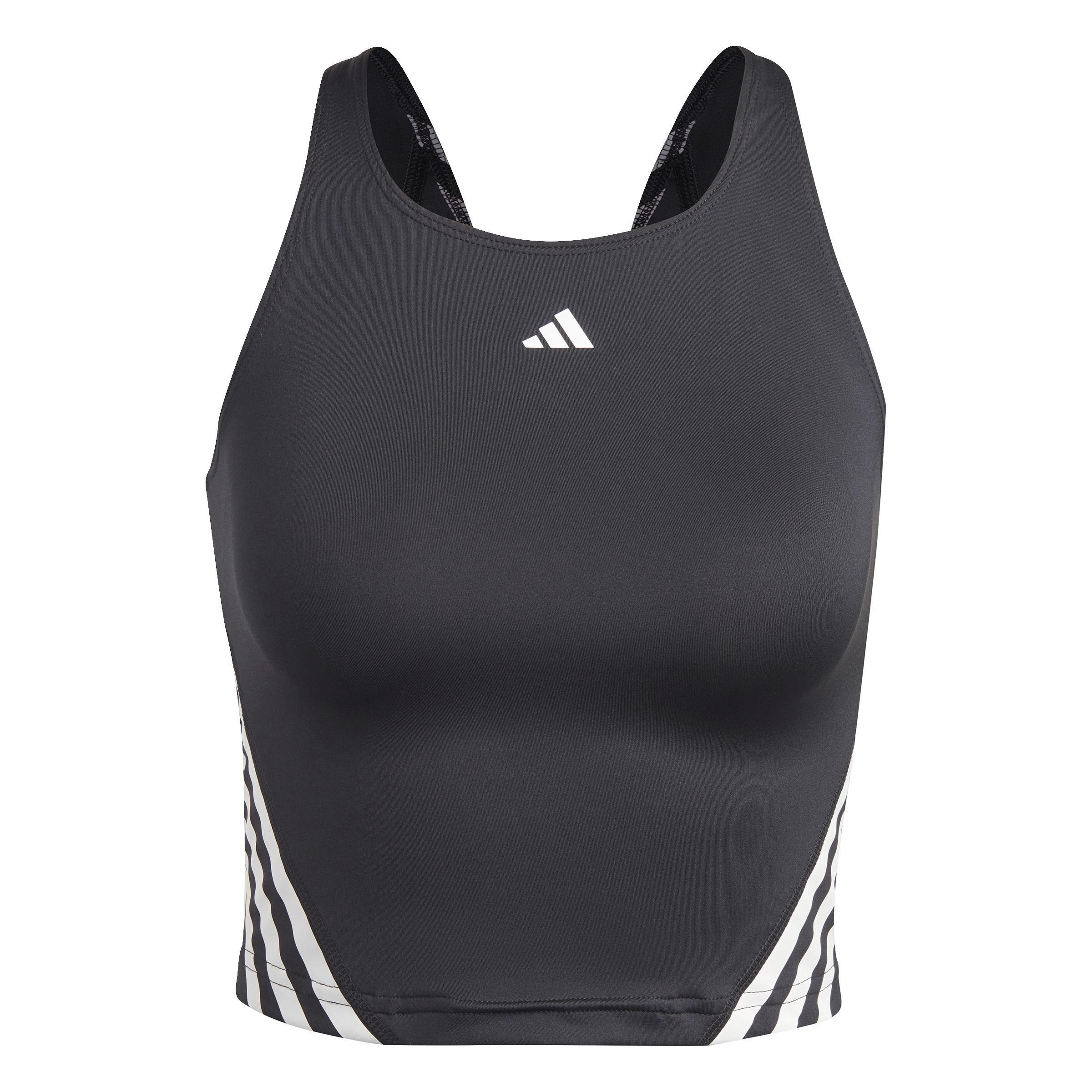 Train Icons 3-Stripes Tank Top, Black, A901_ONE, large image number 2