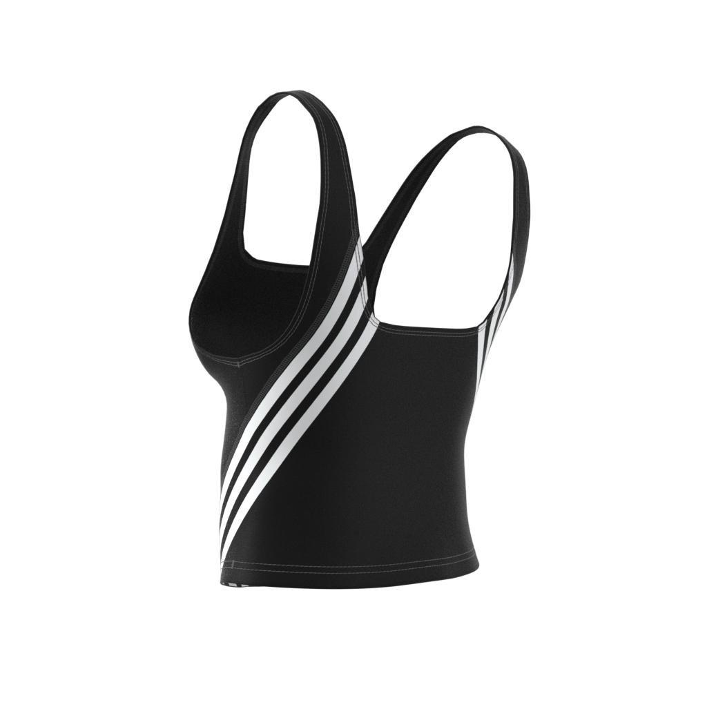 Train Icons 3-Stripes Tank Top, Black, A901_ONE, large image number 6