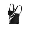 Women Train Icons 3-Stripes Tank Top, Black, A901_ONE, thumbnail image number 6