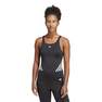 Women Train Icons 3-Stripes Tank Top, Black, A901_ONE, thumbnail image number 7