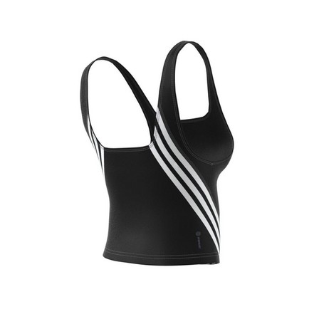 Women Train Icons 3-Stripes Tank Top, Black, A901_ONE, large image number 9