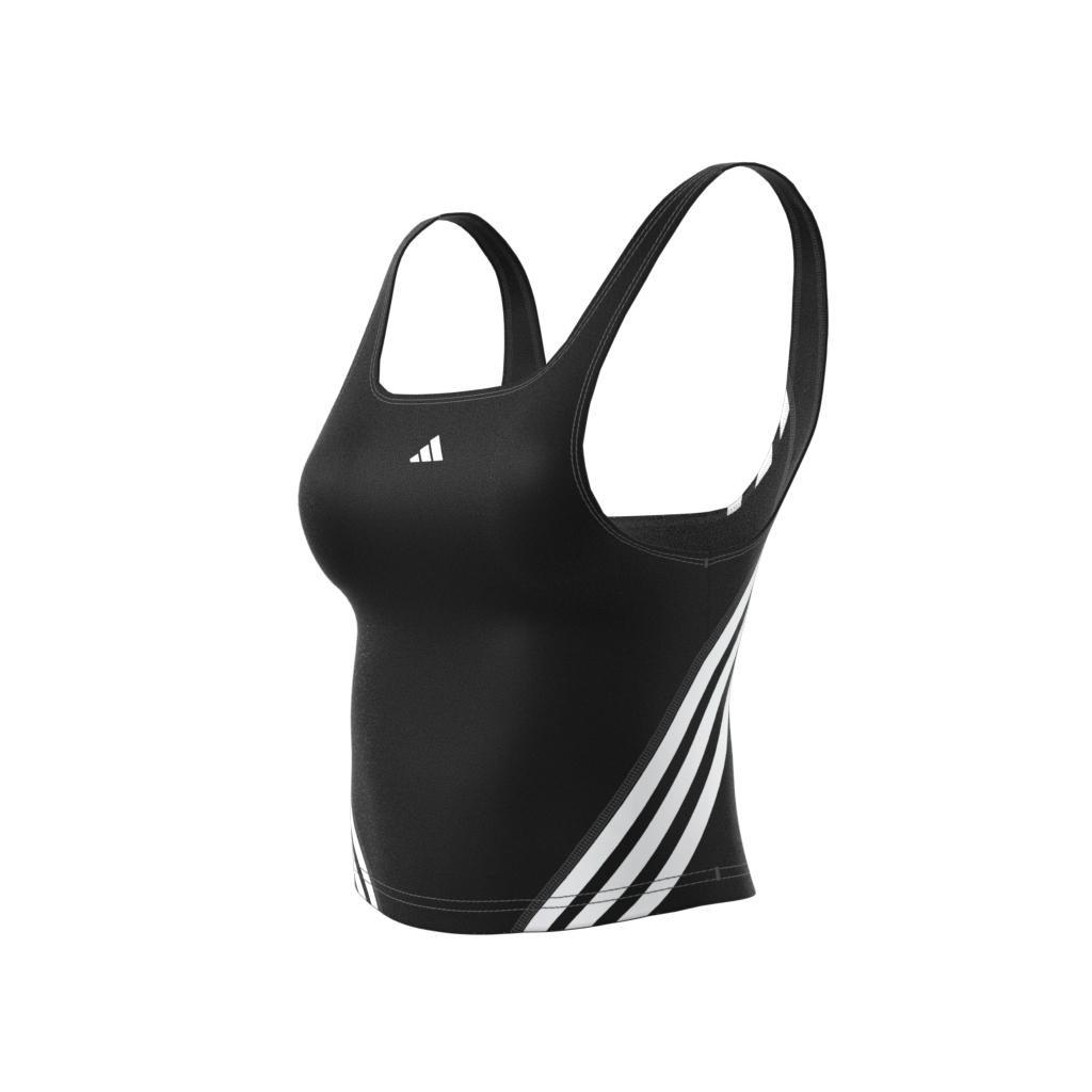 Train Icons 3-Stripes Tank Top, Black, A901_ONE, large image number 10