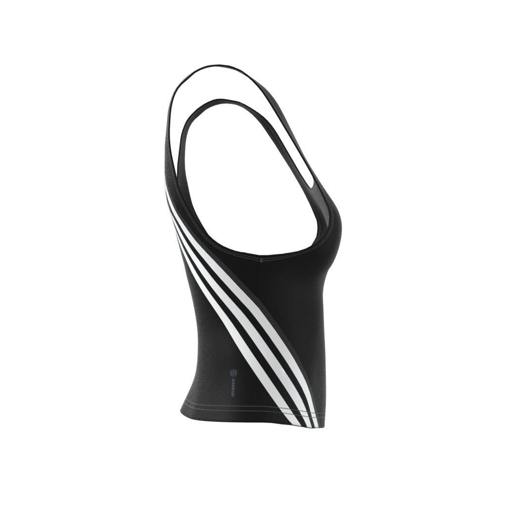 Train Icons 3-Stripes Tank Top, Black, A901_ONE, large image number 14