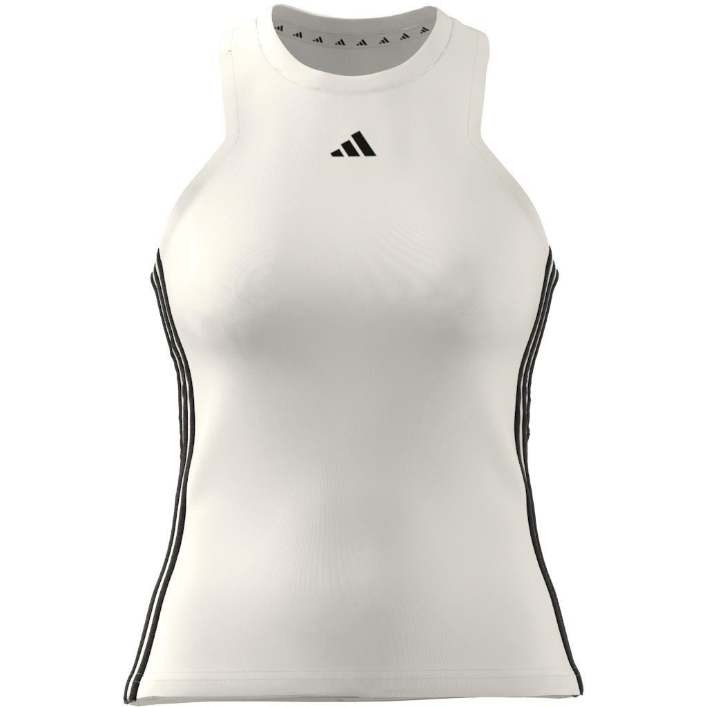 Aeroready Train Essentials Regular 3-Stripes Tank Top, White, A901_ONE, large image number 3