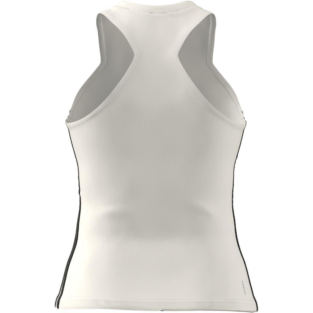 Aeroready Train Essentials Regular 3-Stripes Tank Top, White, A901_ONE, large image number 7