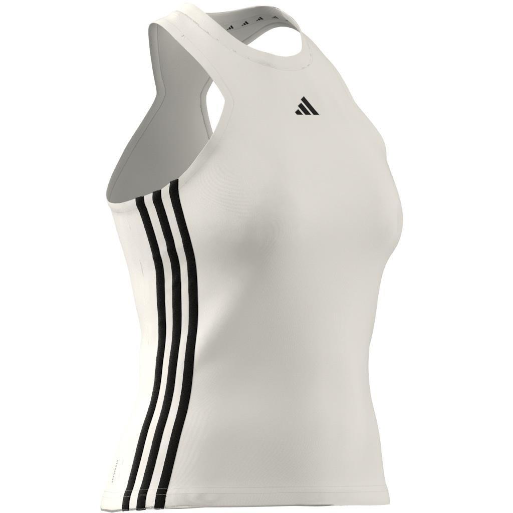 Aeroready Train Essentials Regular 3-Stripes Tank Top, White, A901_ONE, large image number 8