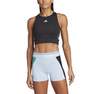 Women Techfit Colorblock Cropped Training Tank Top, Black, A901_ONE, thumbnail image number 1