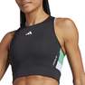 Women Techfit Colorblock Cropped Training Tank Top, Black, A901_ONE, thumbnail image number 4