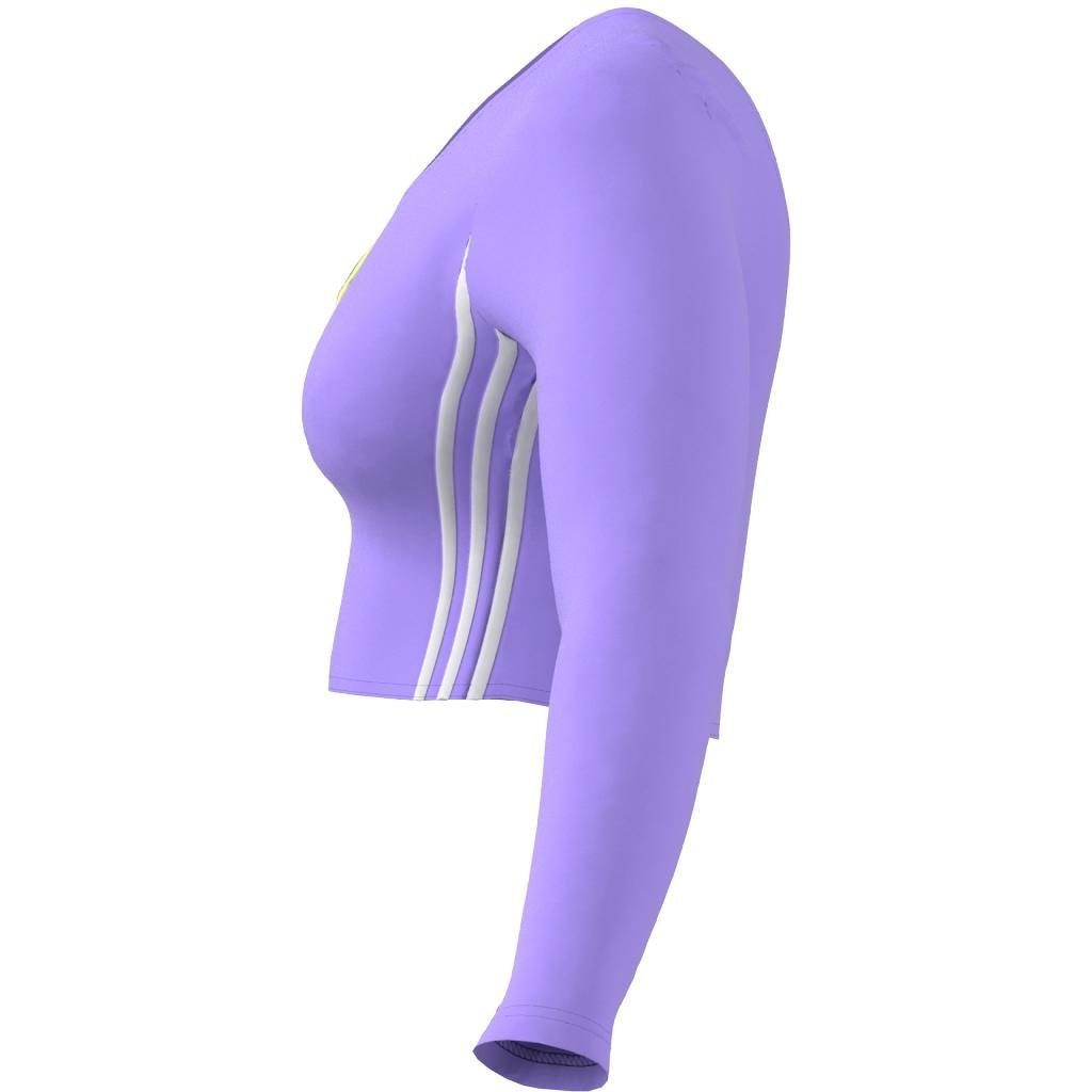 Hyperpulse Crop Long Sleeve Long-Sleeve Top, Purple, , large image number 15