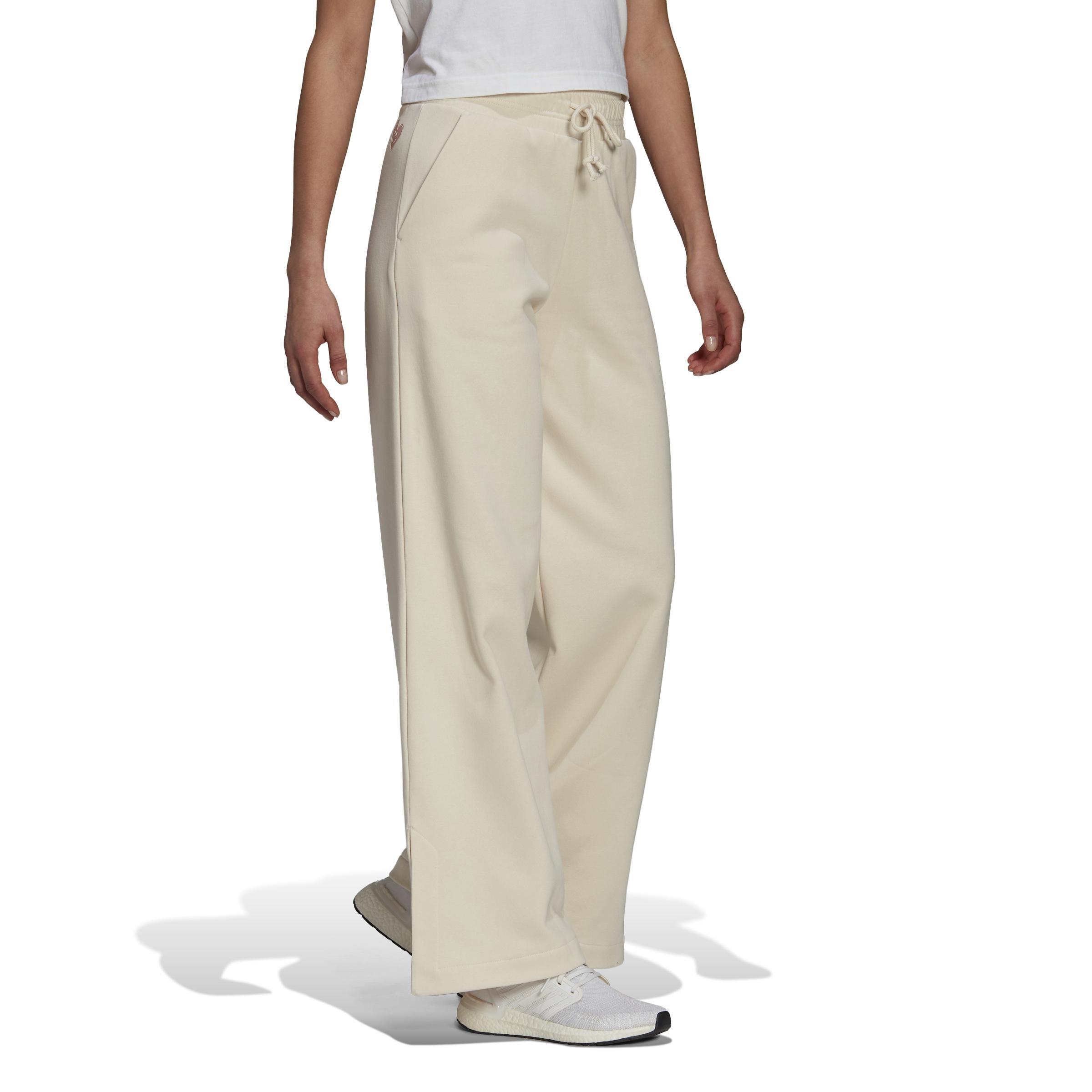 Sportswear Wide-Leg Fleece Joggers, Beige, A901_ONE, large image number 0
