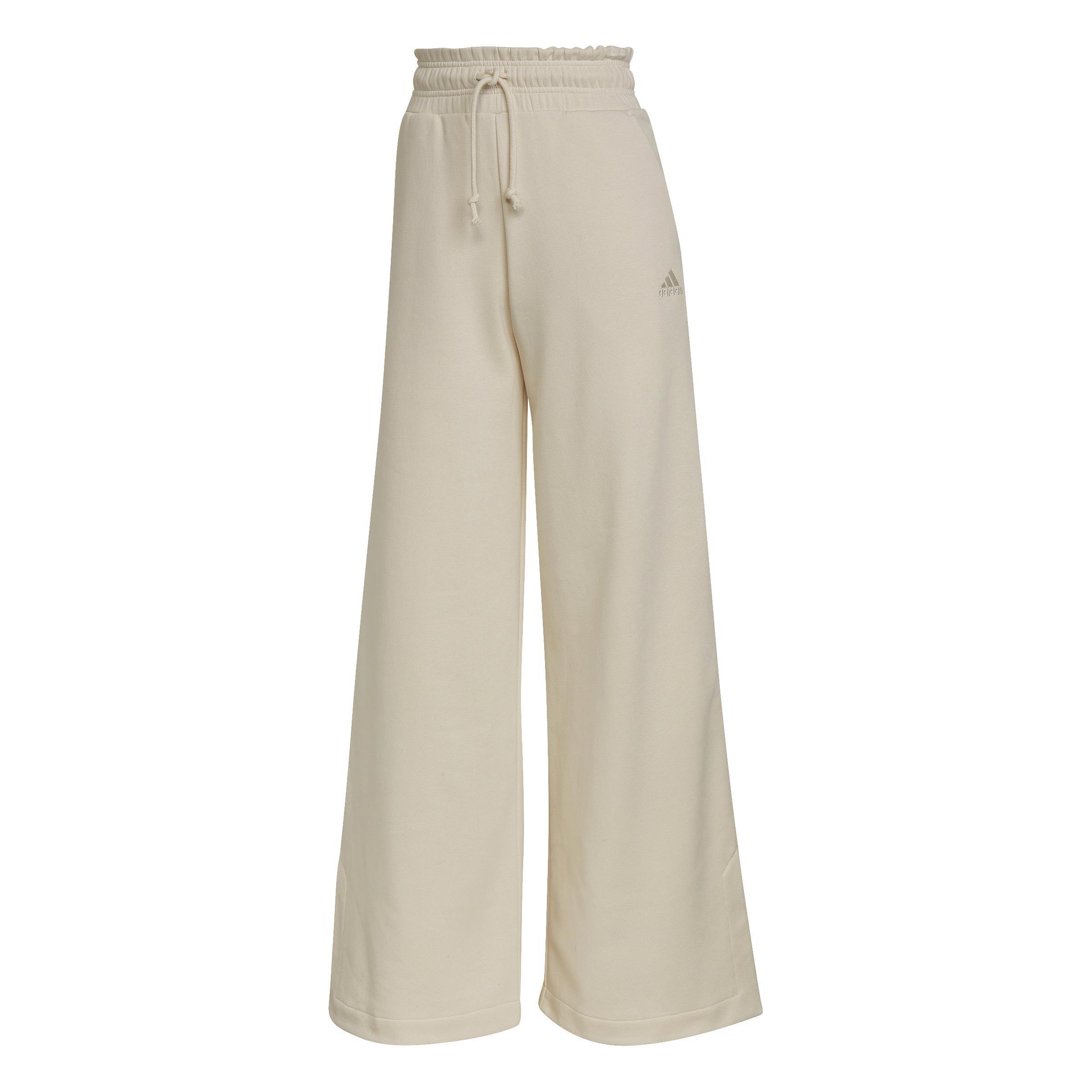 Sportswear Wide-Leg Fleece Joggers, Beige, A901_ONE, large image number 3