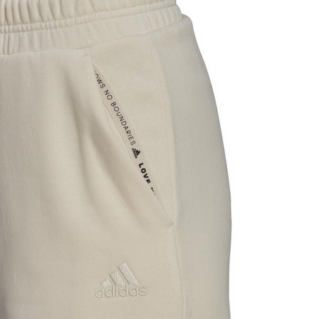 Women Sportswear Wide-Leg Fleece Joggers , White, A901_ONE, large image number 5