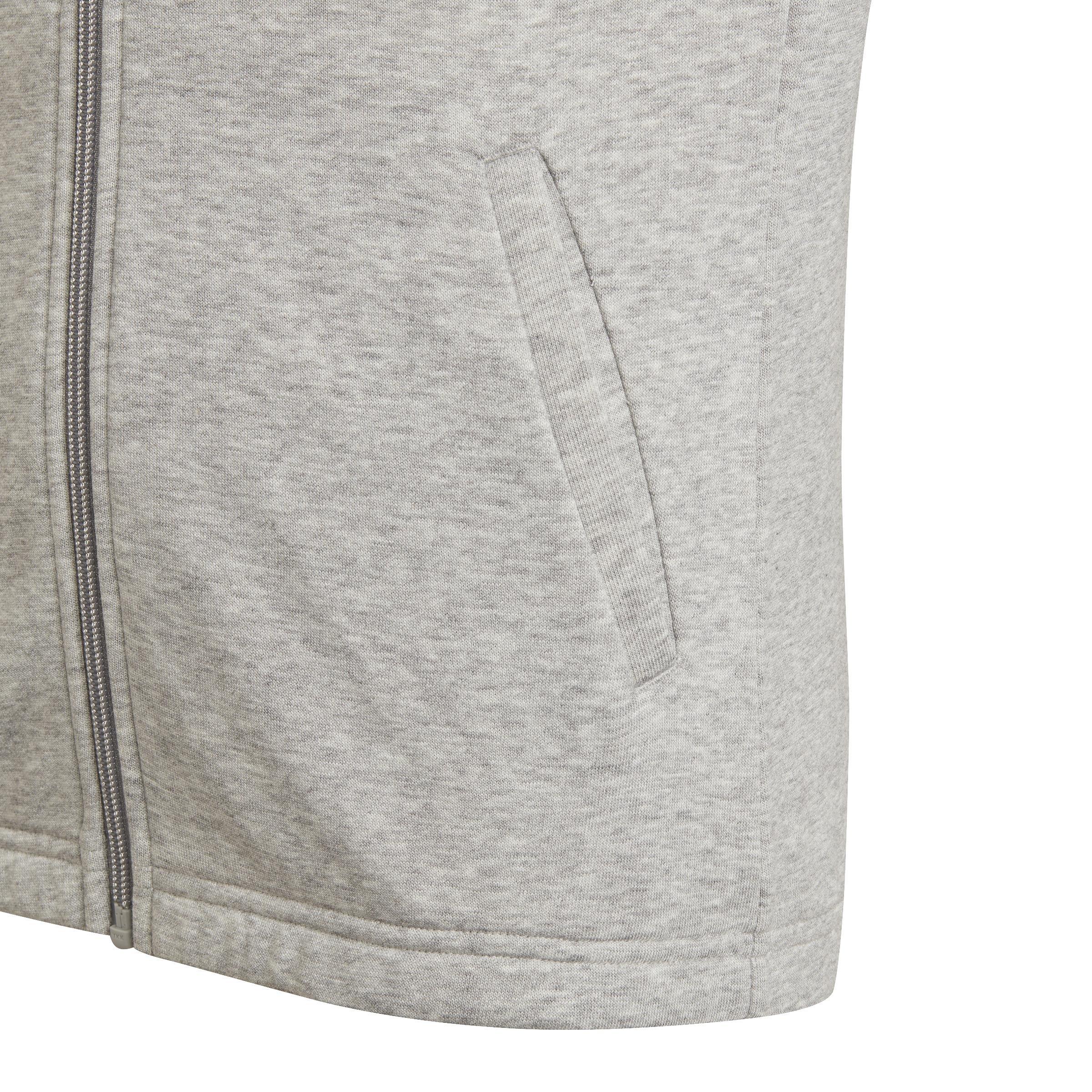 Kids Essentials 3-Stripes Hoodie, Grey, , large image number 4