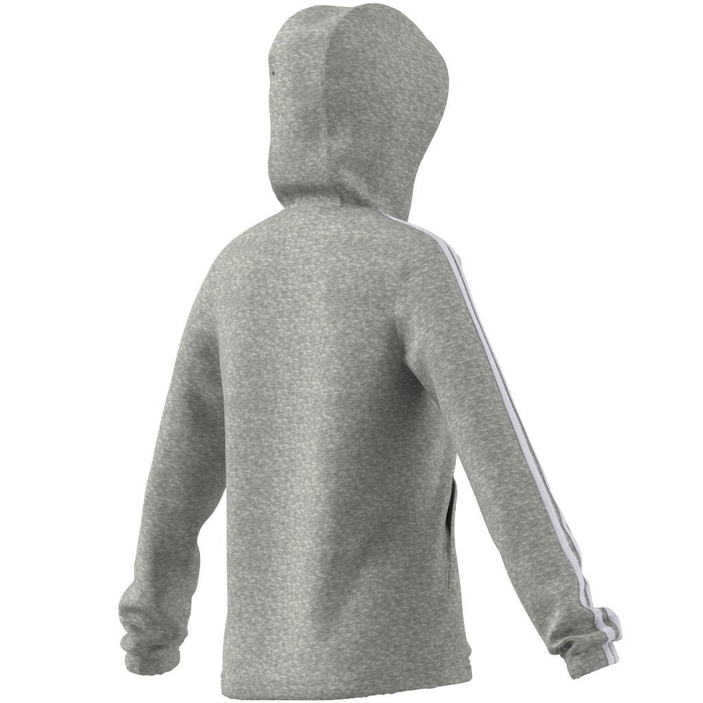 Kids Essentials 3-Stripes Hoodie, Grey, , large image number 12