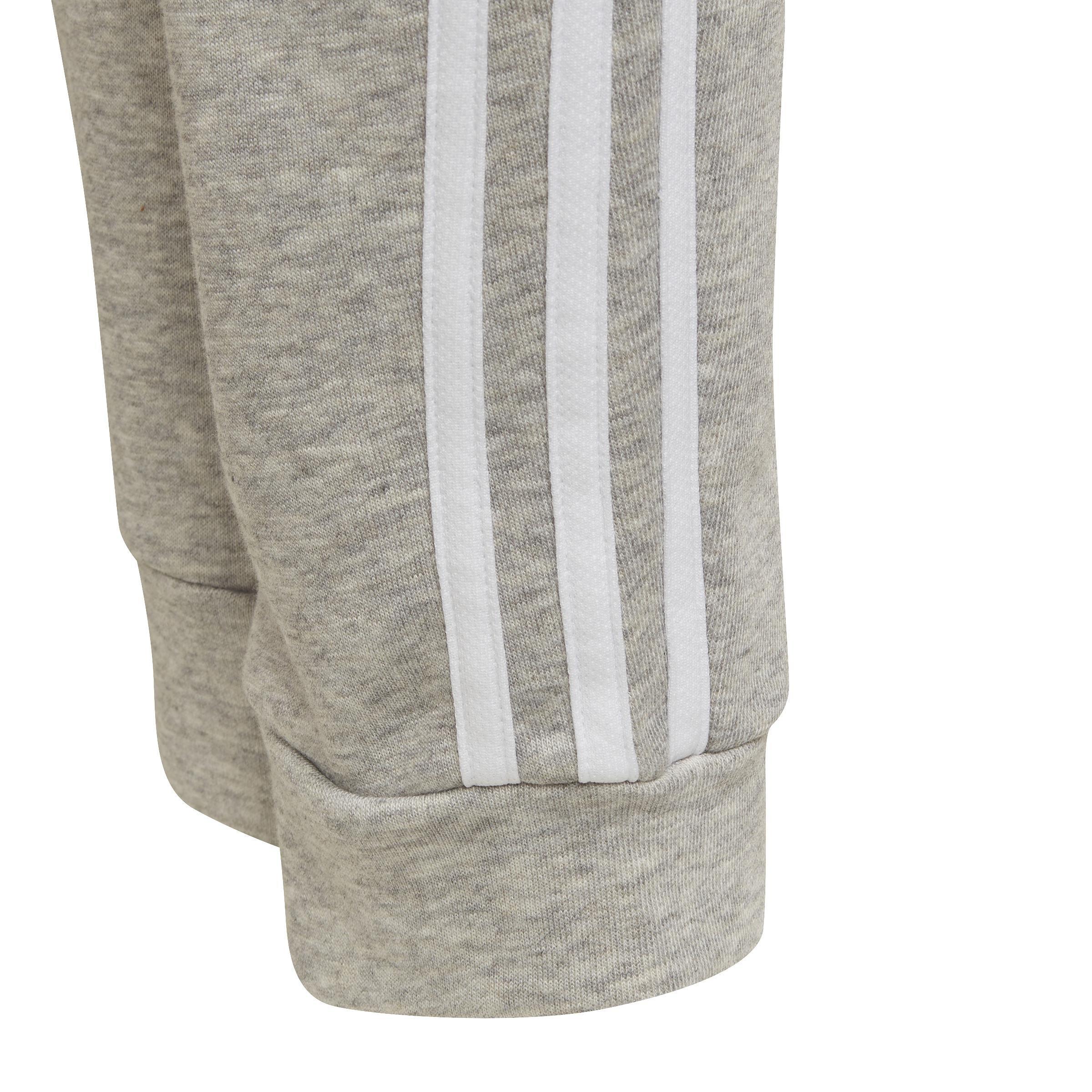 Kids Essentials 3-Stripes Joggers, Grey, , large image number 5