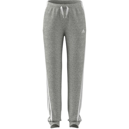 Kids Girls Adidas Essentials 3-Stripes Joggers, Grey, A901_ONE, large image number 6