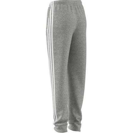Kids Girls Adidas Essentials 3-Stripes Joggers, Grey, A901_ONE, large image number 9