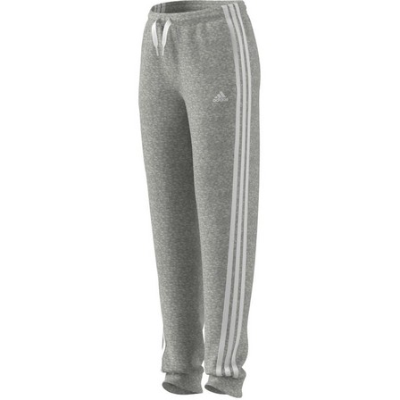 Kids Girls Adidas Essentials 3-Stripes Joggers, Grey, A901_ONE, large image number 11