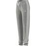 Kids Girls Adidas Essentials 3-Stripes Joggers, Grey, A901_ONE, thumbnail image number 11
