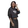 Women Cropped Hoodie, Grey, A901_ONE, thumbnail image number 1