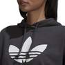 Women Cropped Hoodie, Grey, A901_ONE, thumbnail image number 7